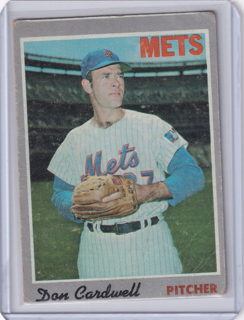 1970 Topps Baseball #83 Don Cardwell - New York Mets