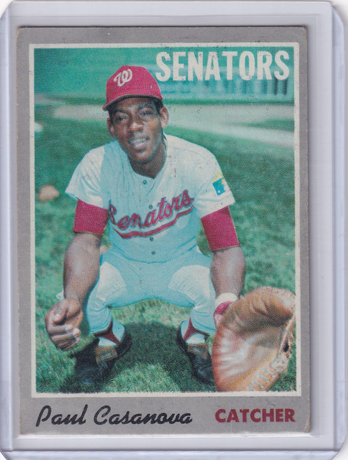 1970 Topps Baseball #84 Paul Casanova - Washington Senators