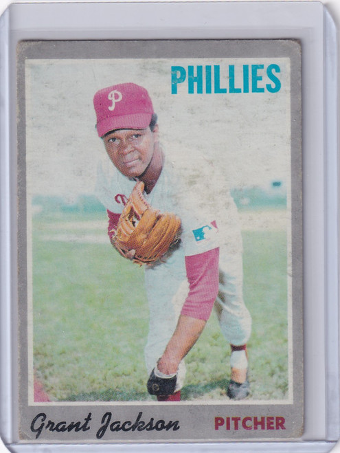 1970 Topps Baseball #6 Grant Jackson - Philadelphia Phillies
