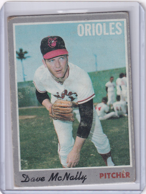 1970 Topps Baseball #20 Dave McNally - Baltimore Orioles