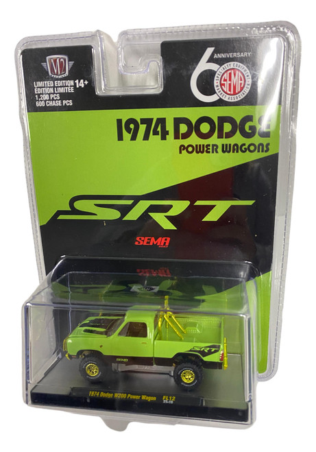 M2 Machines SEMA 1:64 1974 Dodge W200 Power Wagon FL12 Limited Edition CHASE