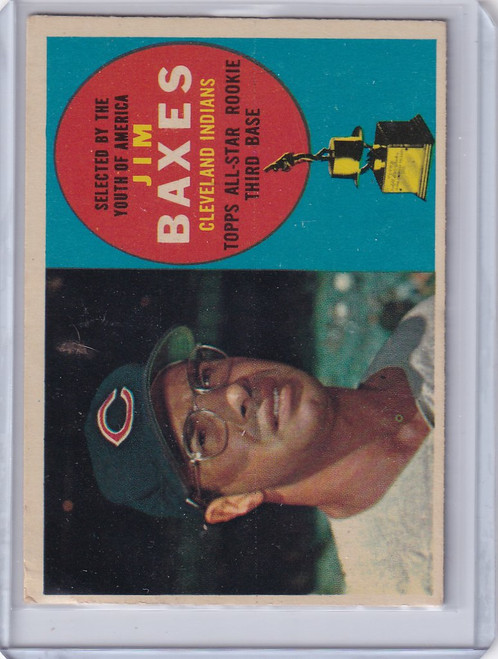 1960 Topps #318 Jim Baxes - Cleveland Indians