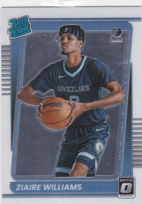 2021-22 Panini Donruss Optic #198 Ziaire Williams Rated Rookie Memphis Grizzlies