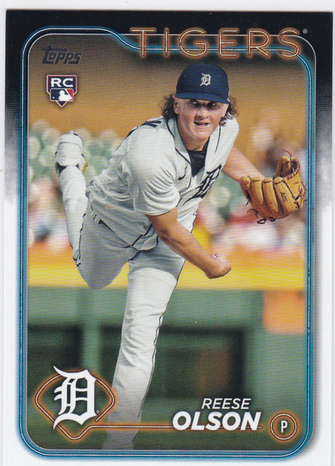 2024  Topps #308 Reese Olson RC Rookie Detroit Tigers