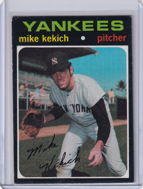 1971 Topps Baseball #703 Mike Kekich - New York Yankees
