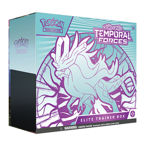 POKEMON TCG: SCARLET AND VIOLET: TEMPORAL FORCES ELITE TRAINER BOX TEAL