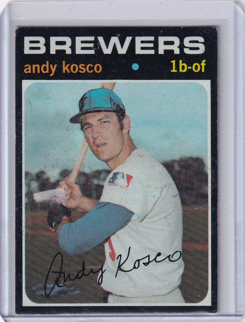 1971 Topps Baseball #746 Andy Kosco - Milwaukee Brewers