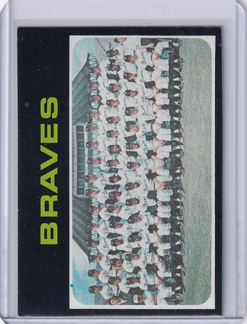 1971 Topps Baseball #652 Atlanta Braves Team
