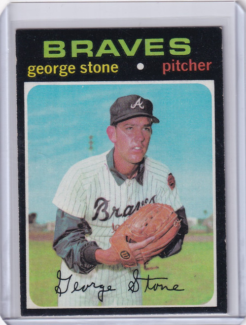 1971 Topps Baseball #507 George Stone - Atlanta Braves