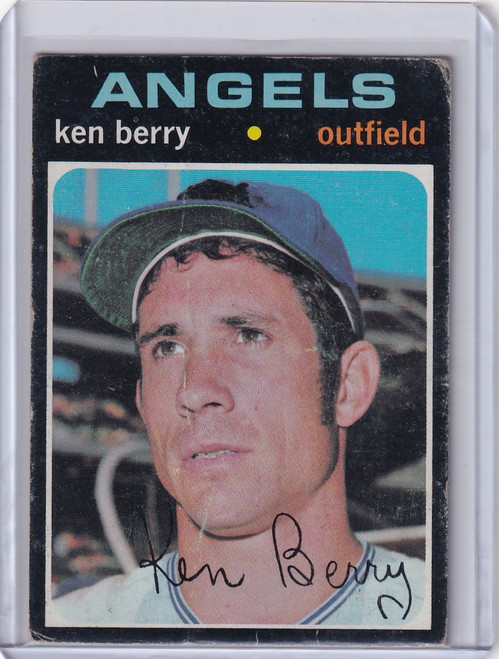 1971 Topps Baseball #466 Ken Berry - California Angels