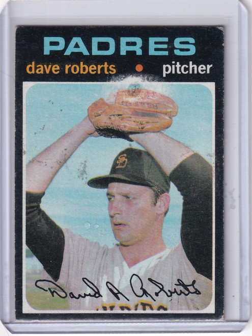1971 Topps Baseball #448 Dave Roberts - San Diego Padres
