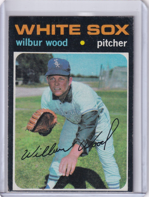 1971 Topps Baseball #436 Wilbur Wood - Chicago White Sox