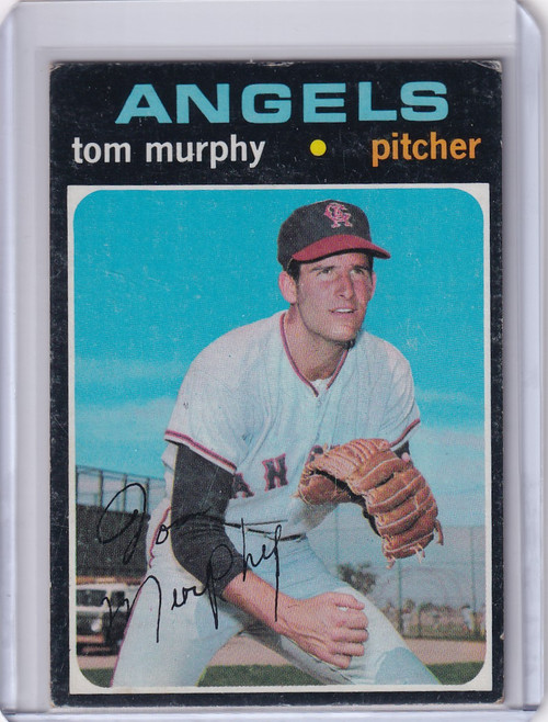 1971 Topps Baseball #401 Tom Murphy - California Angels
