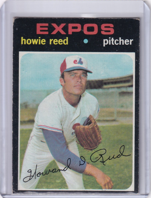 1971 Topps Baseball #398 Howie Reed - Montreal Expos