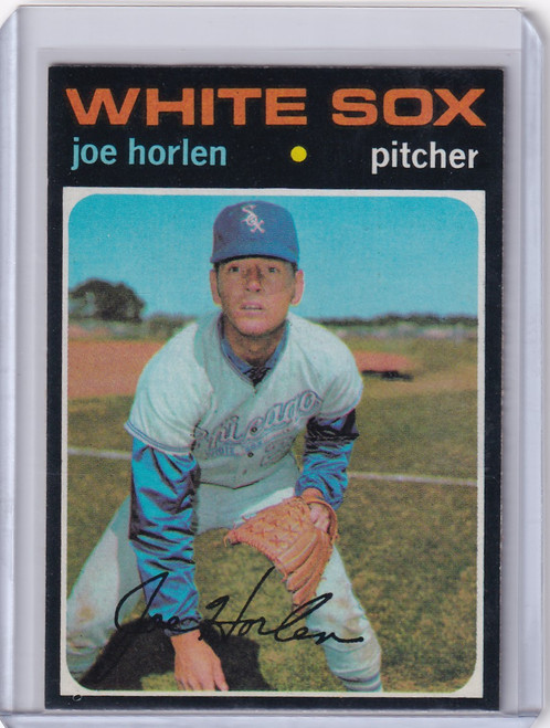 1971 Topps Baseball #345 Joe Horlen - Chicago White Sox