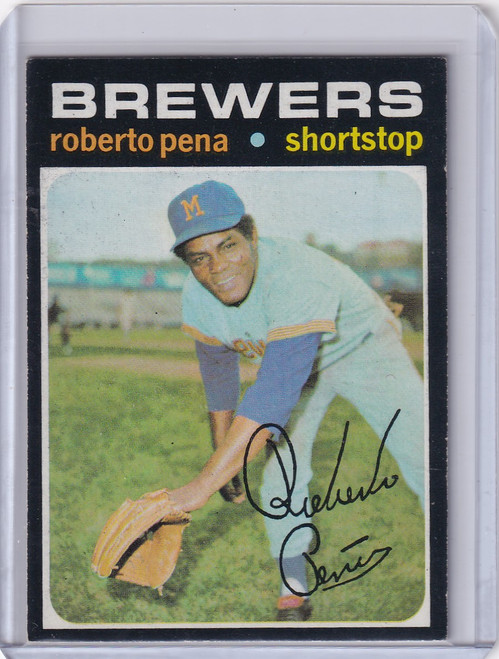 1971 Topps Baseball #334 Roberto Pena - Milwaukee Brewers