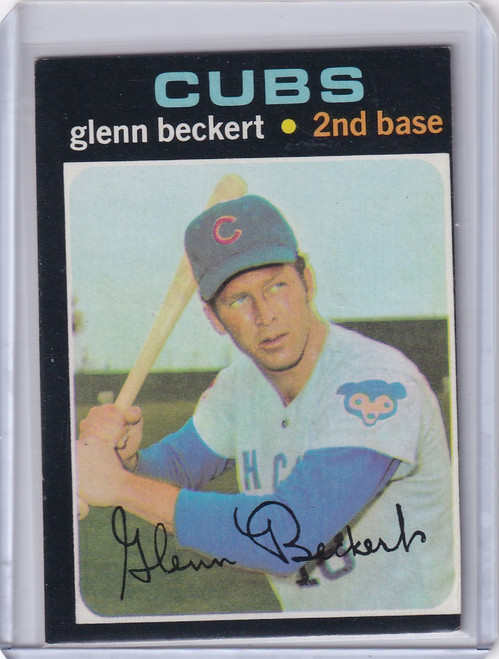 1971 Topps Baseball #390 Glenn Beckert - Chicago Cubs