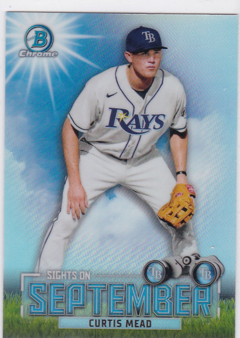 2023 Bowman Chrome #SOS-20 Curtis Mead Sights On September Rays