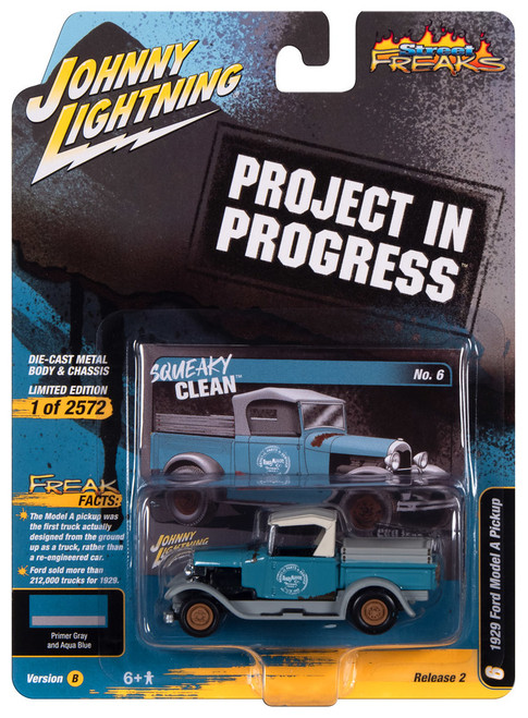 Johnny Lightning 1:64 Street Freaks Ver B 1929 Ford Model A Pickup Primer Gray