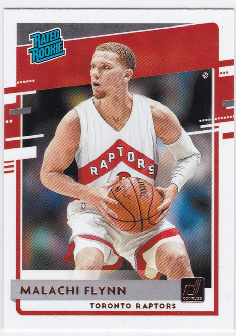 2020-21 Panini Donruss #215 Malachi Flynn RC Toronto Raptors