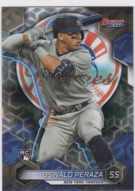 2023 Bowman Best #64 Oswald Peraza RC New York Yankees