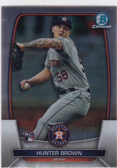 2023 Bowman Chrome #69 Hunter Brown RC Houston Astros