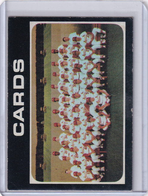 1971 Topps Baseball #308 St. Louis Cardinals Team