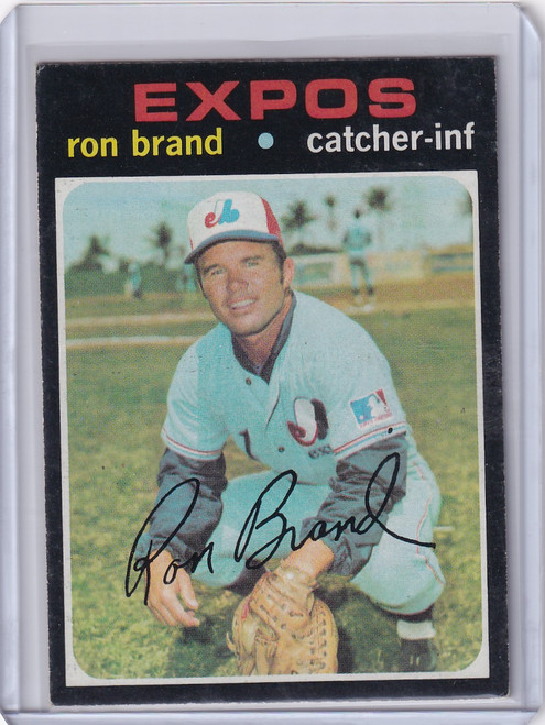 1971 Topps Baseball #304 Ron Brand - Montreal Expos