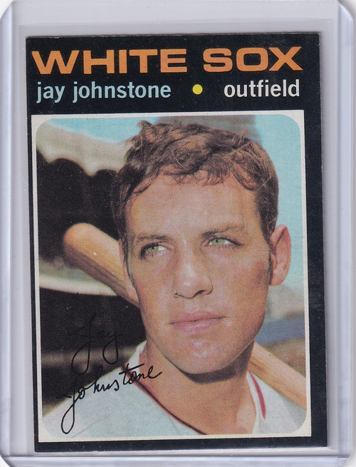 1971 Topps Baseball #292 Jay Johnstone - Chicago White Sox