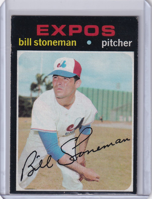 1971 Topps Baseball #266 Bill Stoneman - Montreal Expos