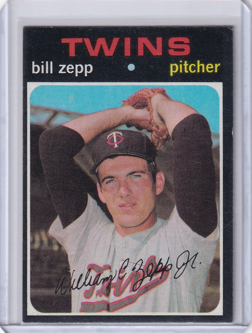 1971 Topps Baseball #271 Bill Zepp - Minnesota Twins