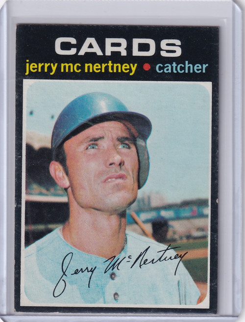 1971 Topps Baseball #286 Jerry McNertney - St. Louis Cardinals