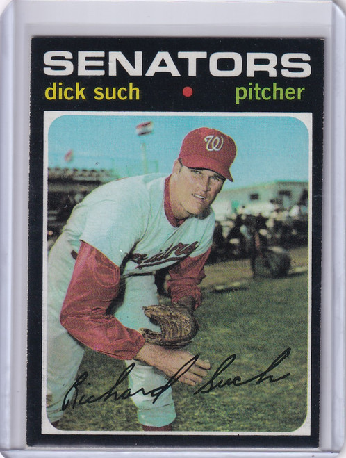 1971 Topps Baseball #283 Dick Such - Washington Senators