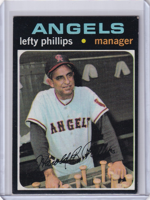 1971 Topps Baseball #279 Lefty Phillips - California Angels