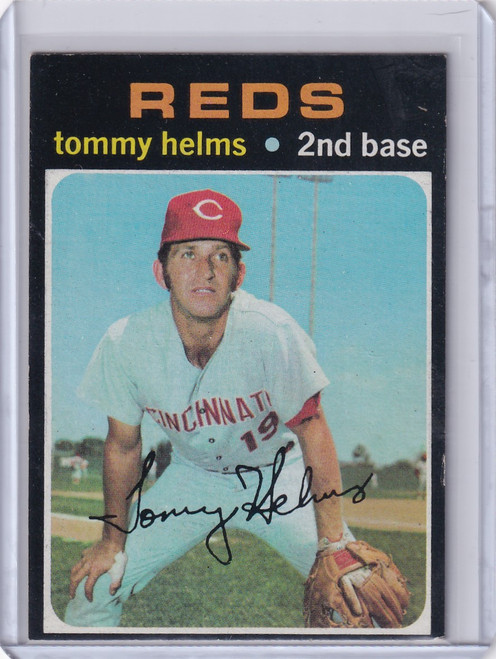 1971 Topps Baseball #272 Tommy Helms - Cincinnati Reds