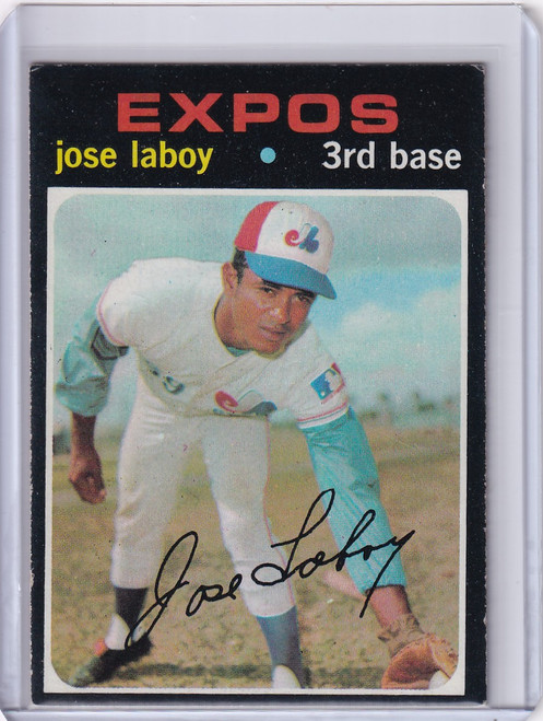 1971 Topps Baseball #132 Jose Laboy - Montreal Expos