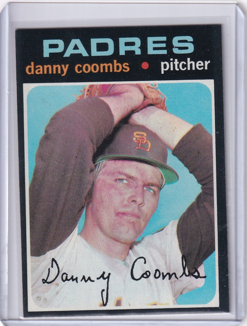 1971 Topps Baseball #126 Danny Coombs - San Diego Padres