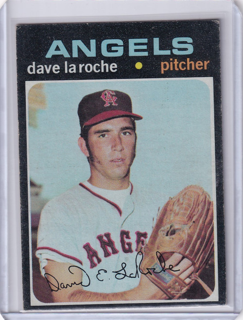 1971 Topps Baseball #174 Dave LaRoche - California Angels RC