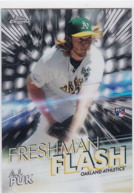 2020 Topps Chrome #FF9 A.J. Puk RC Freshman Flash  Oakland Athletics