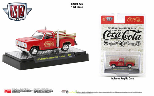 M2 Machines Coca-Cola Release A36 1978 Dodge Adventurer 150 Custom