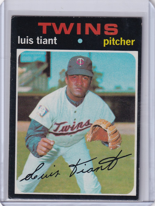 1971 Topps Baseball #95 Luis Tiant - Minnesota Twins