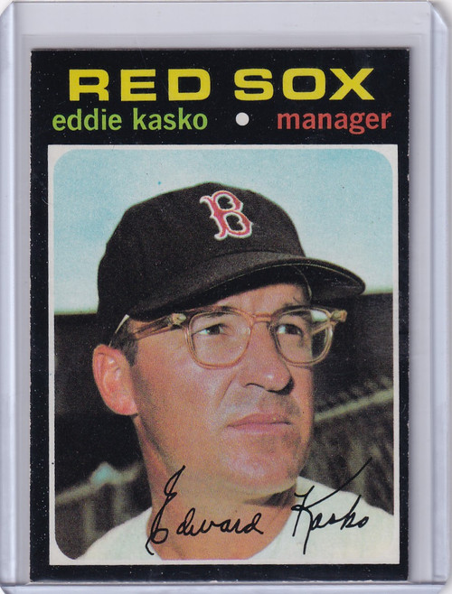 1971 Topps Baseball #31 Eddie Kasko - Boston Red Sox