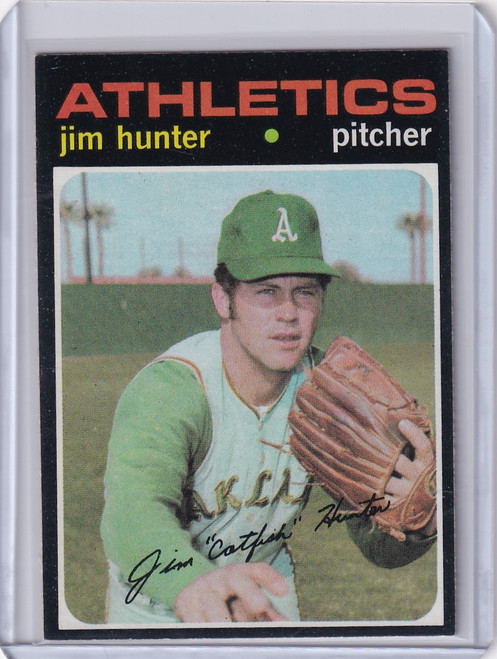 1971 Topps Baseball #45 Jim Hunter - Oakland Athletics