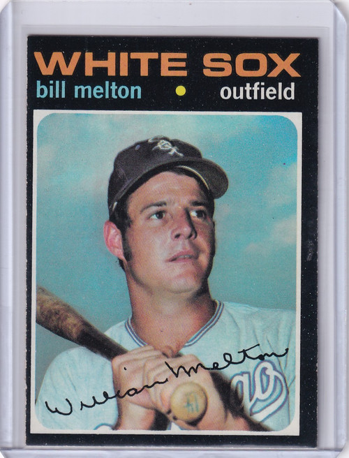 1971 Topps Baseball #80 Bill Melton - Chicago White Sox