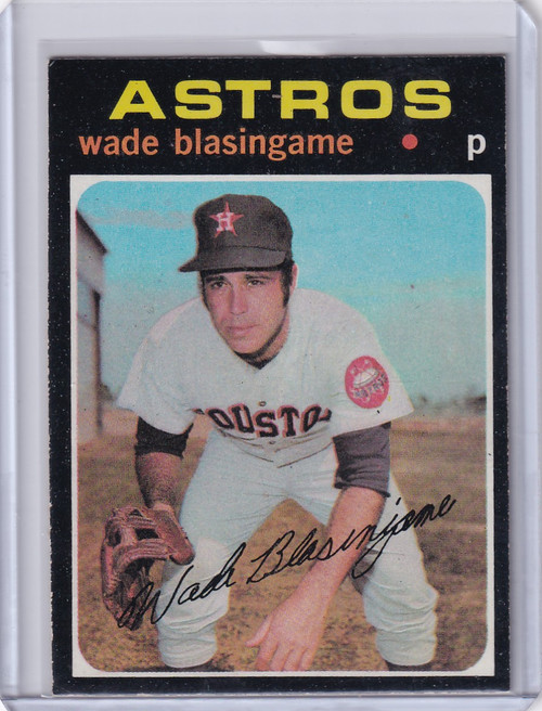 1971 Topps Baseball #79 Wade Blasingame - Houston Astros