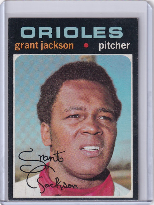 1971 Topps Baseball #392 Grant Jackson - Baltimore Orioles