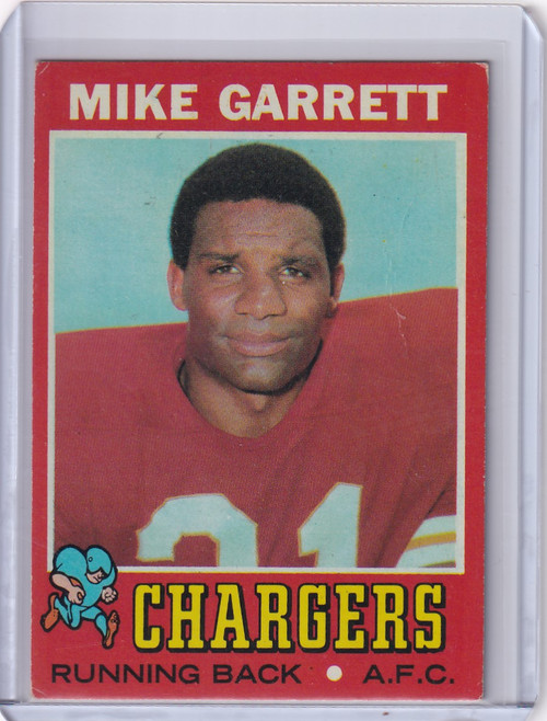 1971 Topps Football #119 Mike Garrett - San Diego Chargers