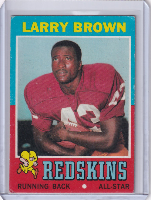 1971 Topps Football #115 Larry Brown - Washington Redskins