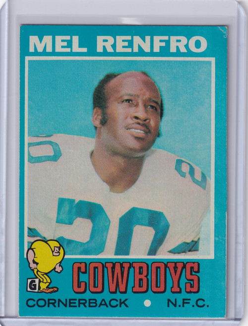 1971 Topps Football #118 Mel Renfro - Dallas Cowboys