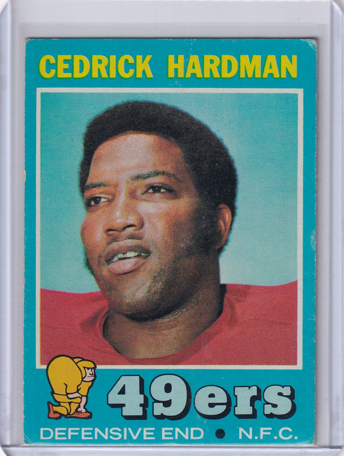 1971 Topps Football #149 Cedrick Hardman - San Francisco 49ers RC